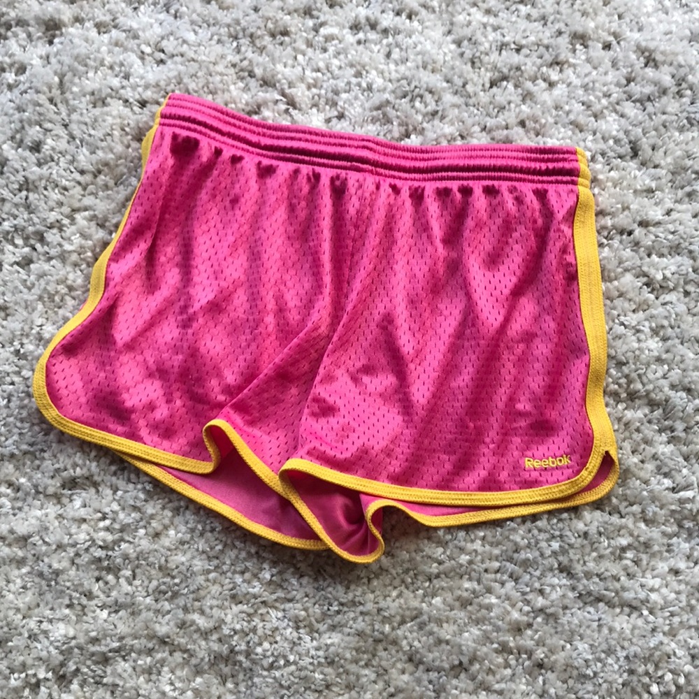 Hot Pink Reebok Shorts